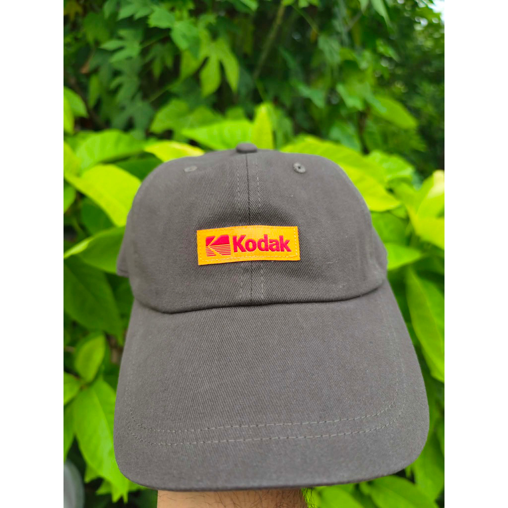 หมวก Kodak Ball Cap สีเทาดำ💯