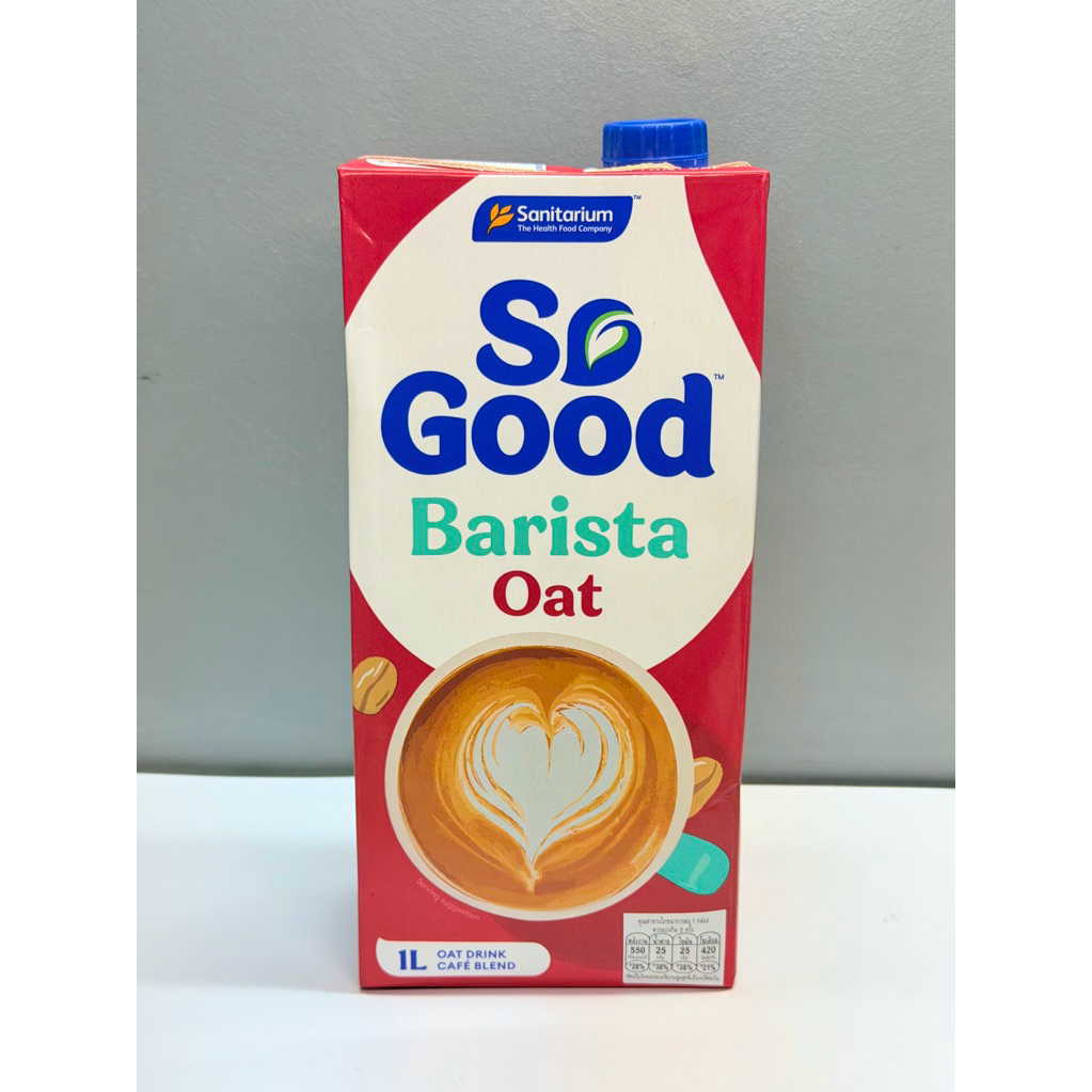 ใช้โค้ดลด 20%ได้  (พร้อมส่ง) So Good โซกู้ด นมโอ๊ต สูตรบาริสต้า Oat Milk Barista 1L