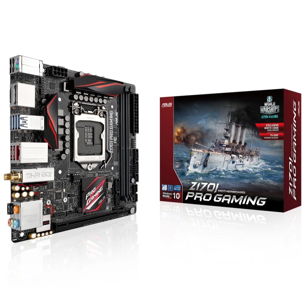 MAINBOARD (เมนบอร์ด) 1151 ASUS Z170-I PRO GAMING WIFI (Mini-ITX) ตัวท็อป พร้อมส่ง