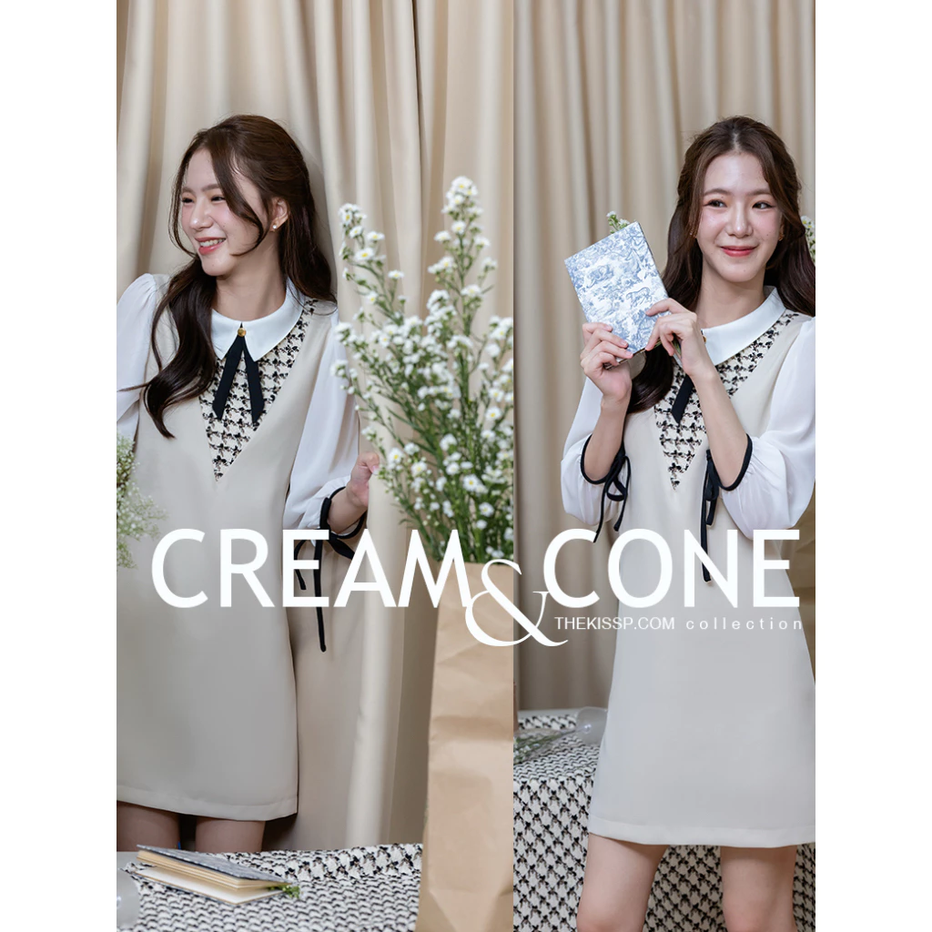 CREAM & CONE 'dress (NEW special SIGNATURE cut THEKISSP)