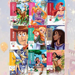 อัพเดทลายใหม่พร้อมส่ง✅ สมุดระบายสีตามตัวเลข ดิสนีย์ Disney mystery colouring book