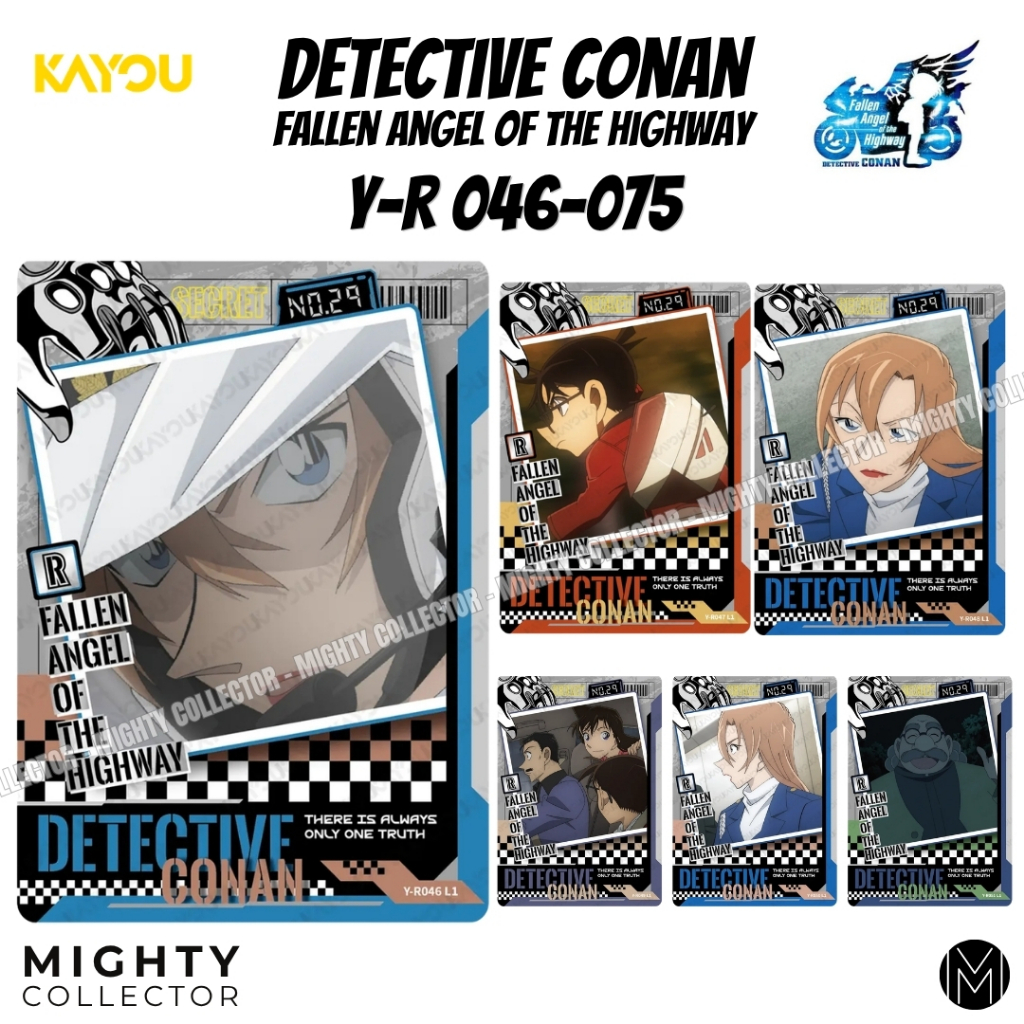 การ์ด Detective Conan Fallen Angel Of The Highway Collection Cards - R - Kayou Official - การ์ดยอดนักสืบจิ๋วโคนัน