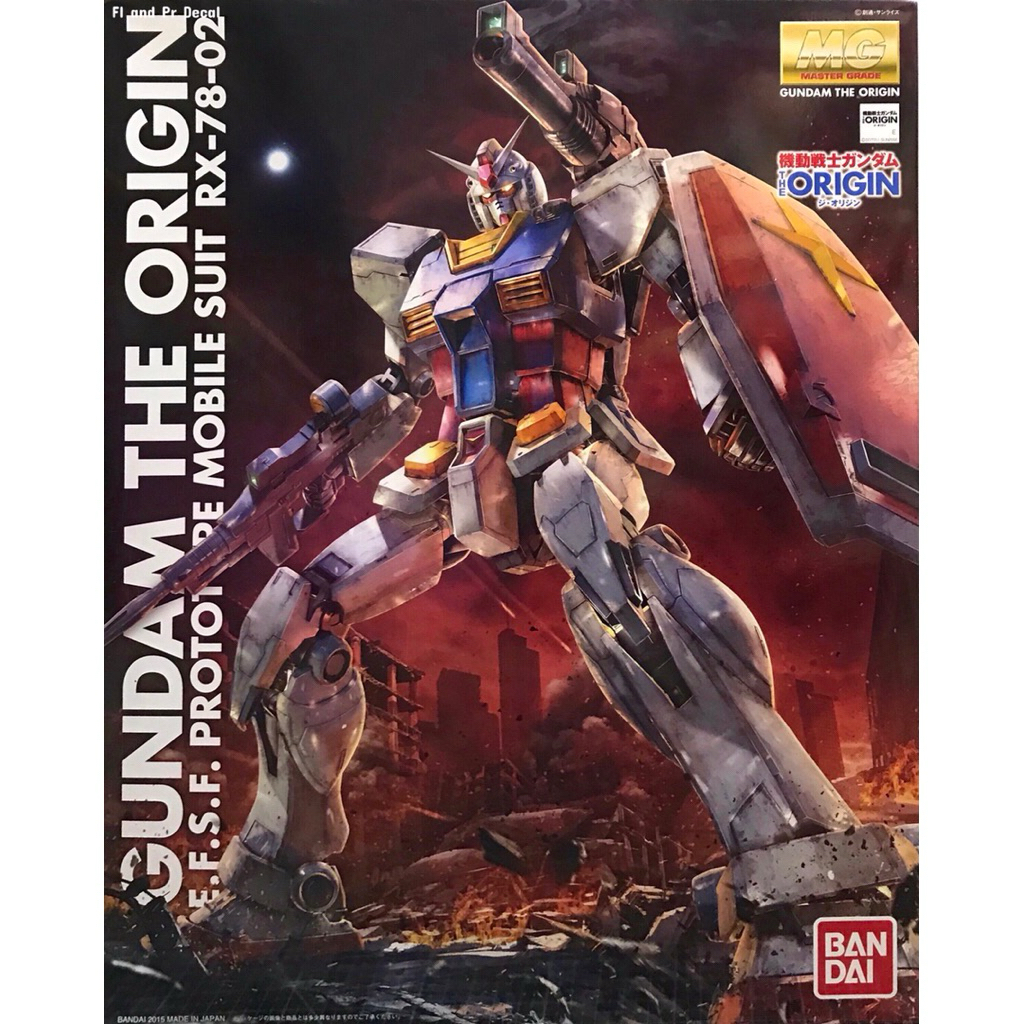 Mg 1/100 Gundam RX-78-02 Gundam The Origin 🔥โปรเปิดร้านใหม่ ส่งฟรี🔥