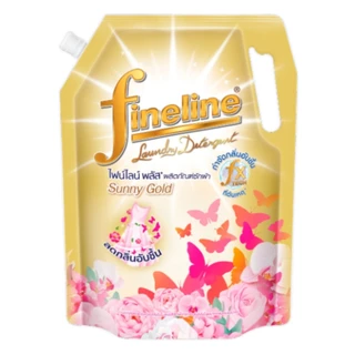 ( แพ็ค 3 ถุง ) ไฟน์ไลน์ พลัส ซันนี่โกลด์ ผลิตภัณฑ์ซักผ้า Fineline Plus ขนาด 1200 มล.