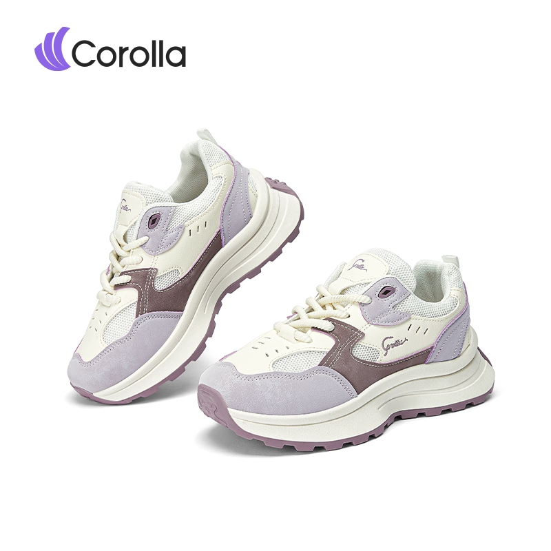 Corolla Colorblock Shoes รองเท้าออกกำลังกายเสริมส้น สำหรับผู้หญิง ใส่สบาย กันลื่น ระบายอากาศได้ดี แนะนำสั่งเผื่อ1ไซส์