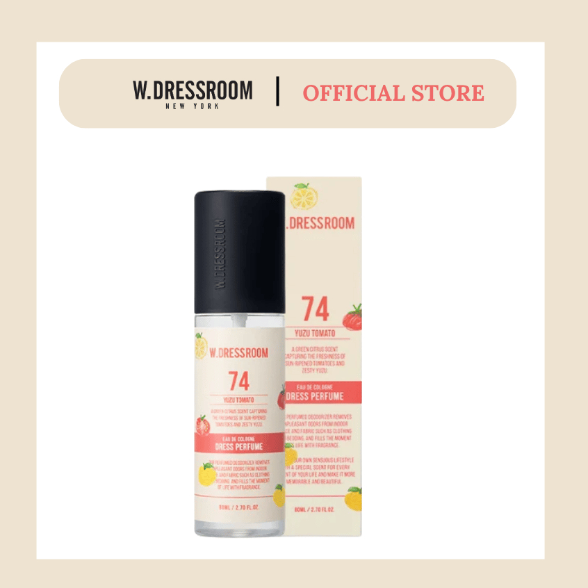 กลิ่นใหม่ หอมมาก W.DRESSROOM Dress Perfume Fabric Perfume No. 74 Yuzu Tomato 80ml
