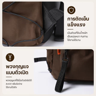 Truffle TFLD กระเป๋าเป้กันน้ำกันกระแทกสำหรับ Macbook Pro 14-16", Macbook Air 13-15" และ Laptop อื่นๆ