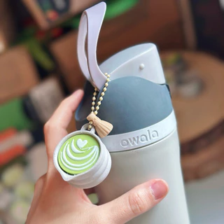 พร้อมส่ง🇹🇭 Matcha Clicker ของเล่นกดเพลิน พวงกุญแจ ถ้วยมัทฉะ🍵(แจ้งตัวอักษรกับร้านค้า)