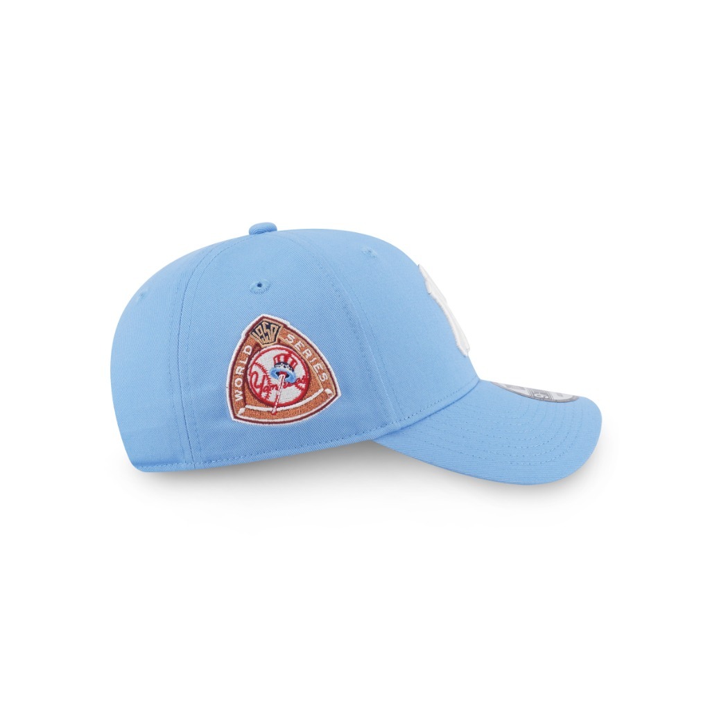New Era قبعة 9Forty ‏New York Yankees Cooperstown — أزرق سماوي — صورة 4