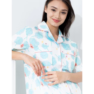 Cotton candy summer set แขนสั้น ขาสั้น ชุดนอนโนบรา Call it a day