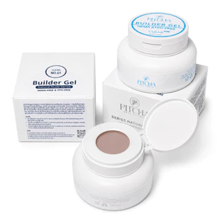 Natural BuilderGel (HEMA & TPO FREE )เจลต่อเล็บเซต 6 สี | P-E01| PITCHA | เจลต่อเล็บไม่ร้อนหน้าเล็บ เนื้อเหนียวสมูทไว