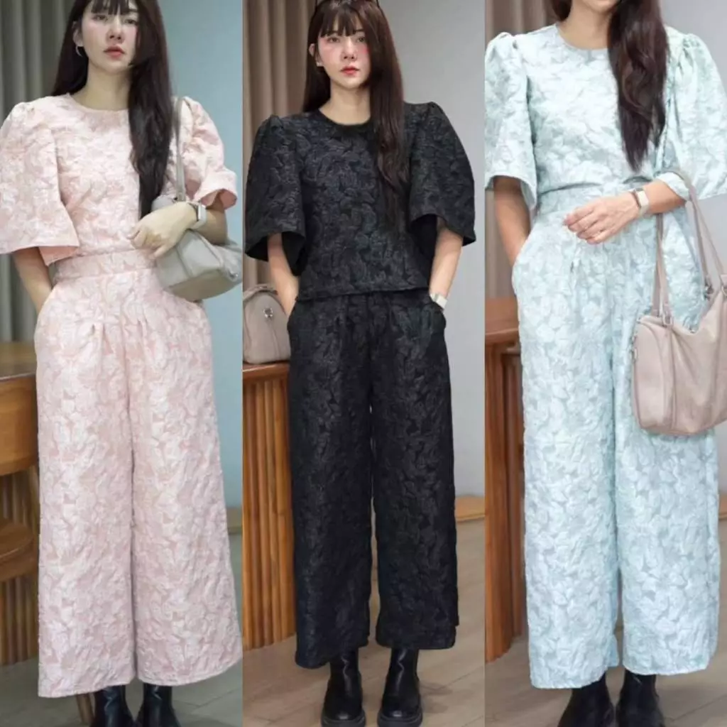 Modern Muse set (รอบจัดส่ง3วันนะคะ ในระบบให้ลงไว้ 7 วันค้า) ราคาบวกเพิ่มตามขนาดของไซส์ที่ลูกค้าสั่งค้า
