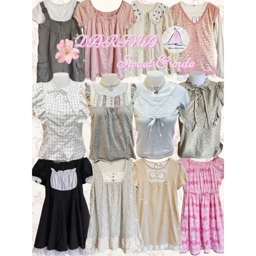 🎀update 13/9/26เสื้อผ้าญี่ปุ่น🇯🇵มินิโกดัง/shoujooutfits/mori/2000s-style/Liz Lisa/Axes Femme/Ank Rou