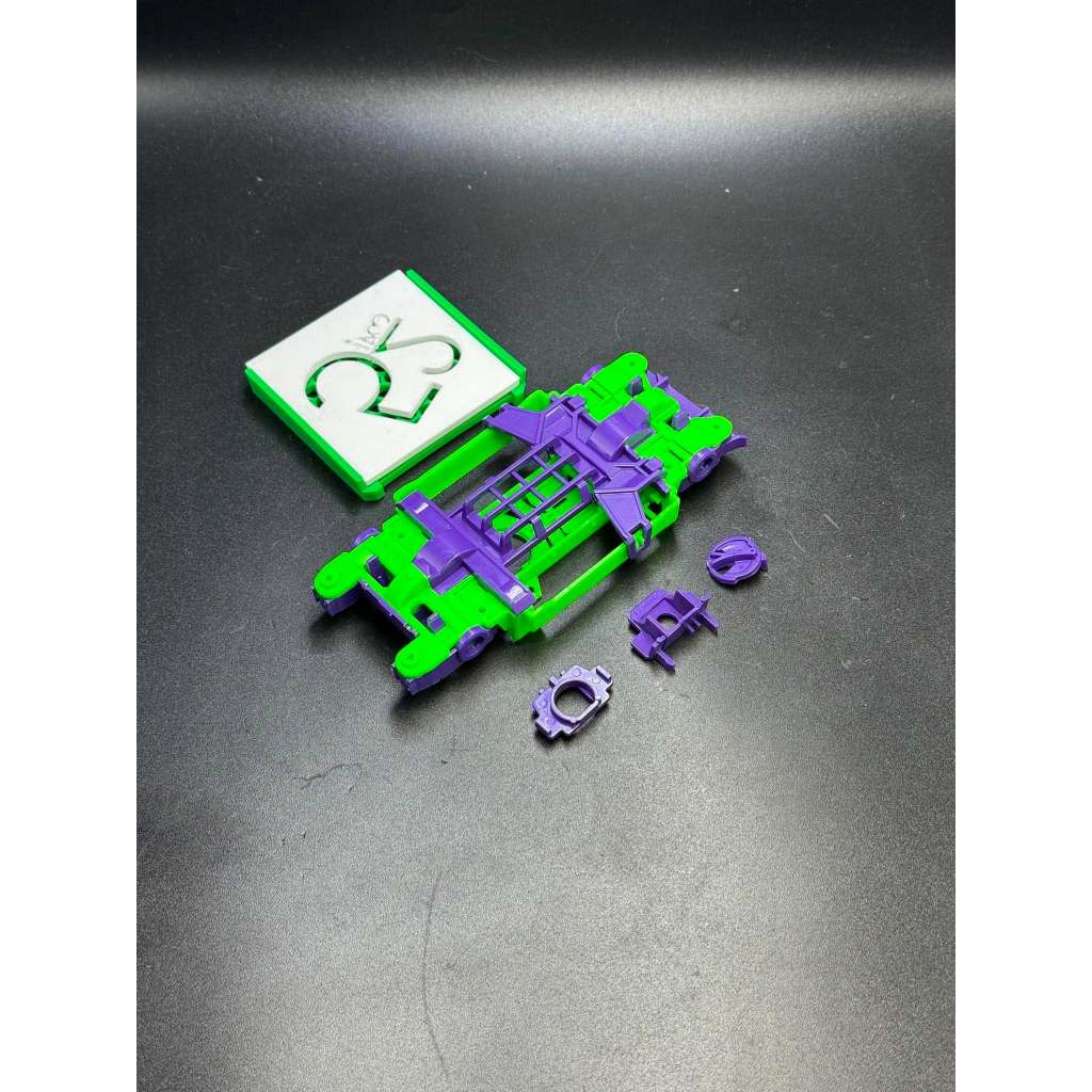 Tamiya mini 4WD MS-L Suspension (purple green)