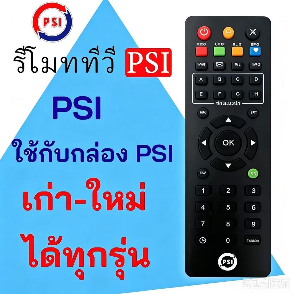 รีโมท PSI ของแท้100% ใช้ได้กับกล่อง PSI รีโมทกล่องรับสัญญาณด