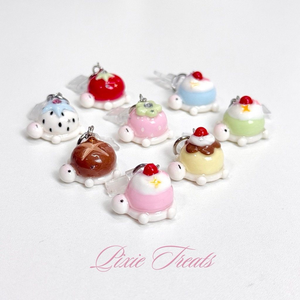 Pixie Bite จุกกันฝุ่น Phone charm dust plug น้องเต่าพาสเทล หวานละมุน แบบแฟรี่ๆ