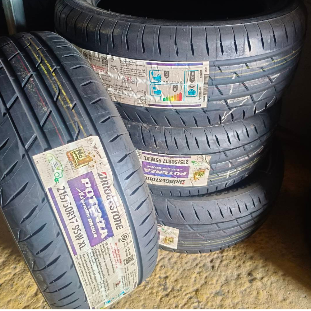 215/50-17 บริสโตน re-004 ยางใหม่ปี24 เส้นละ 2,850-