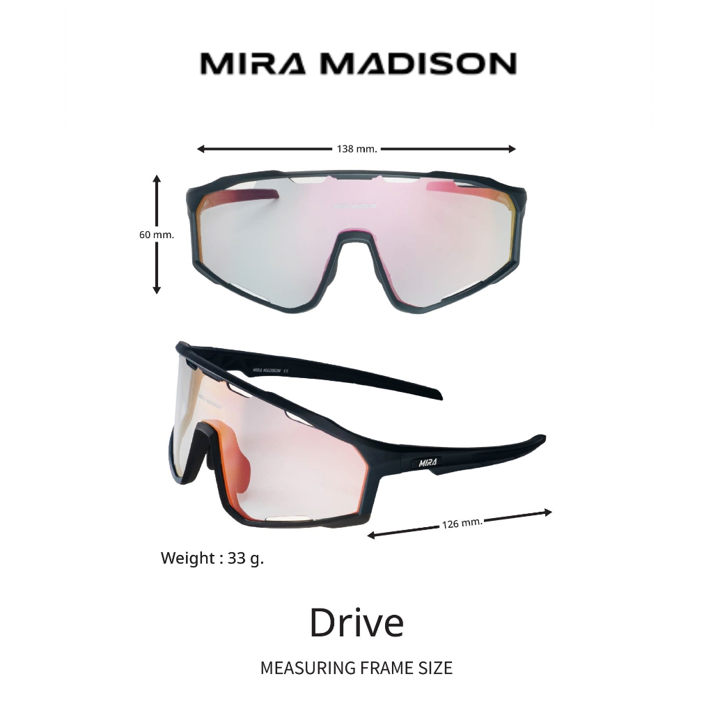 Mira Madison نظارة شمسية رياضية Drive — صورة 8