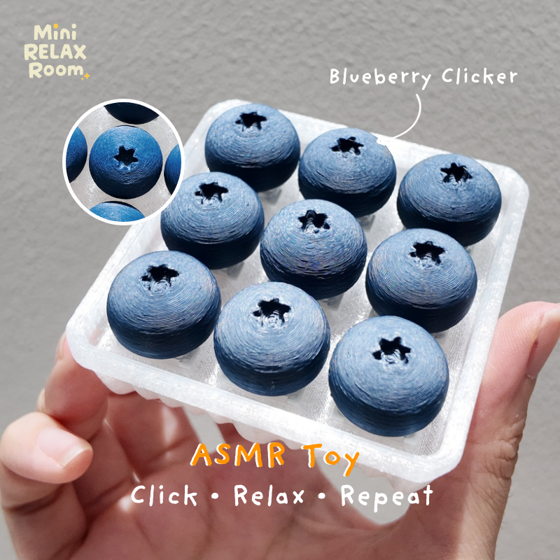 พร้อมส่ง🚚 Blueberry ASMR Toy Clicker 🫐 ของเล่นคลายเครียด เสียง Clicky ของเล่น ASMR พกพา กดเพลิน ผ่อน