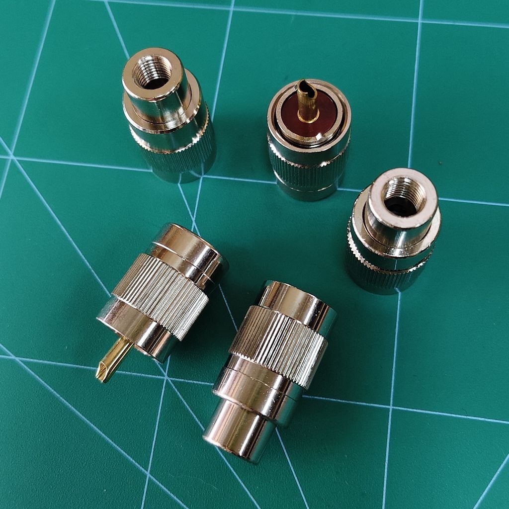 #ขั้วสายสัญญาณวิทยุสื่่อสารขั้วPL259 5DFB ,RG58 ,RG8