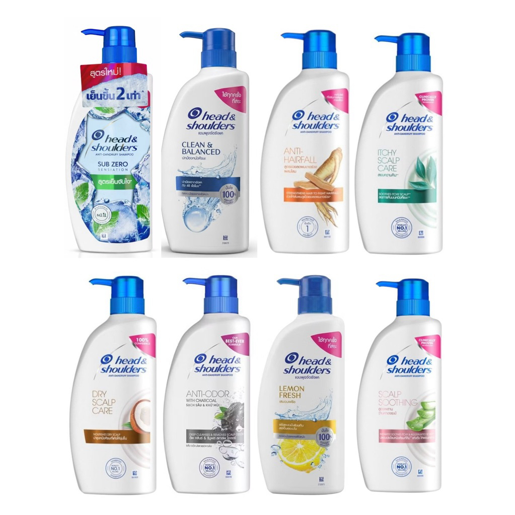Head & Shoulders เฮด แอนด์ โชว์เดอร์ แชมพู 370 มล.