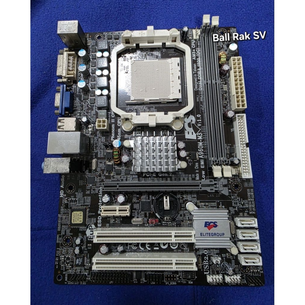 เมนบอร์ด ECS A960M-M3 /ไม่มีฝาหลัง