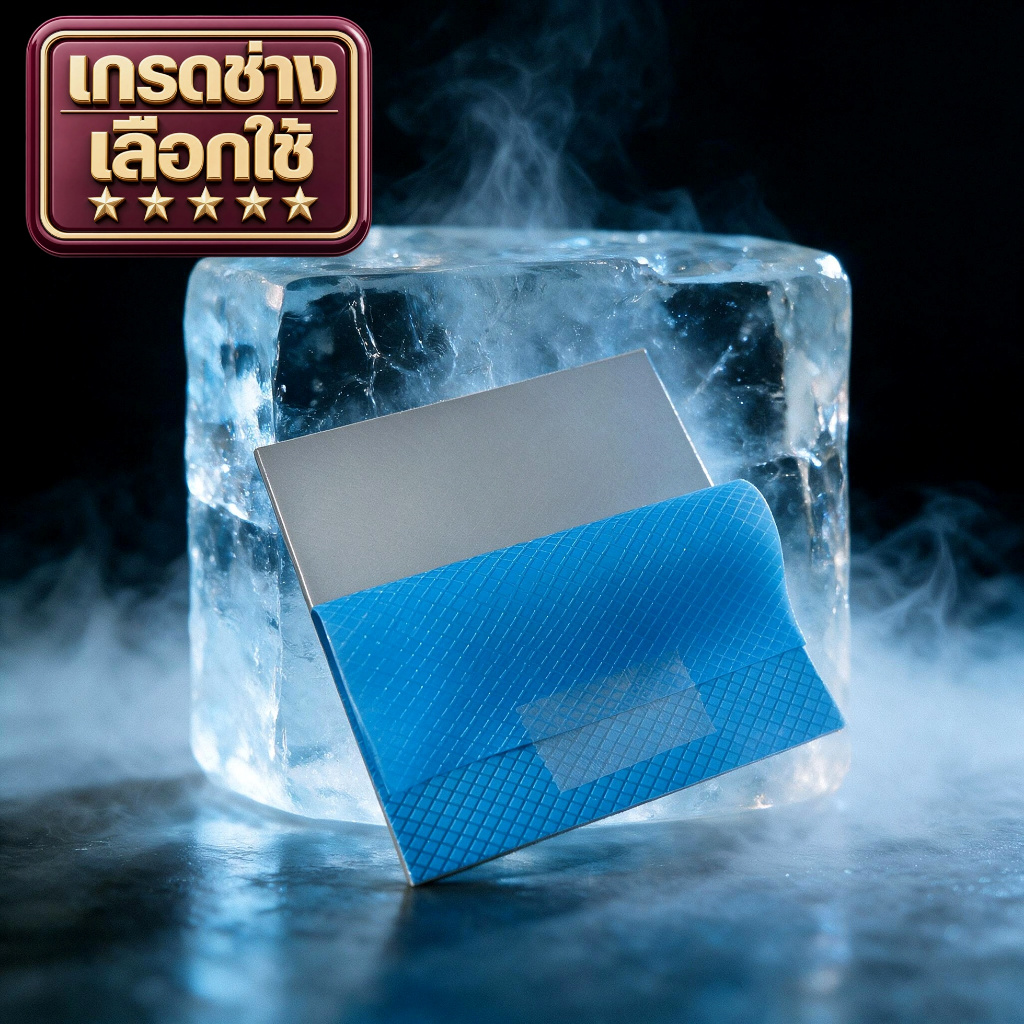 17 W/m.k [เกรดช่างเลือกใช้] Thermal Pad Pro แผ่นระบายความร้อน แปะแรม ภาคจ่ายไฟ การ์ดจอ Notebook M.2 CryoCore เย็นสุดขั้ว