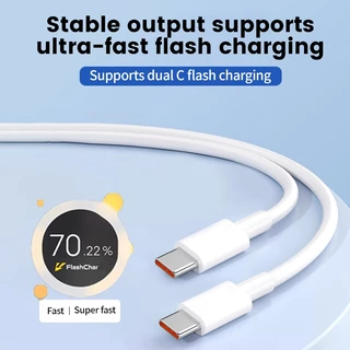 สายเคเบิลข้อมูล USB-C TypeC-TypeC ชาร์จเร็ว ไม่แตกหักง่าย มีให้เลือกหลายความยาว สายชาร์จโทรศัพท์แบบหนาและทนทาน