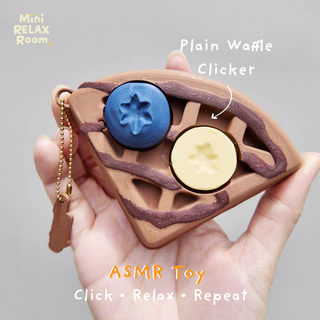 🧇 Waffle ASMR Clicker ของเล่นคลิกเกอร์วาฟเฟิล เสียงกดเพลิน คลายเครียด ของเล่นแก้เครียด พวงกุญแจน่ารัก