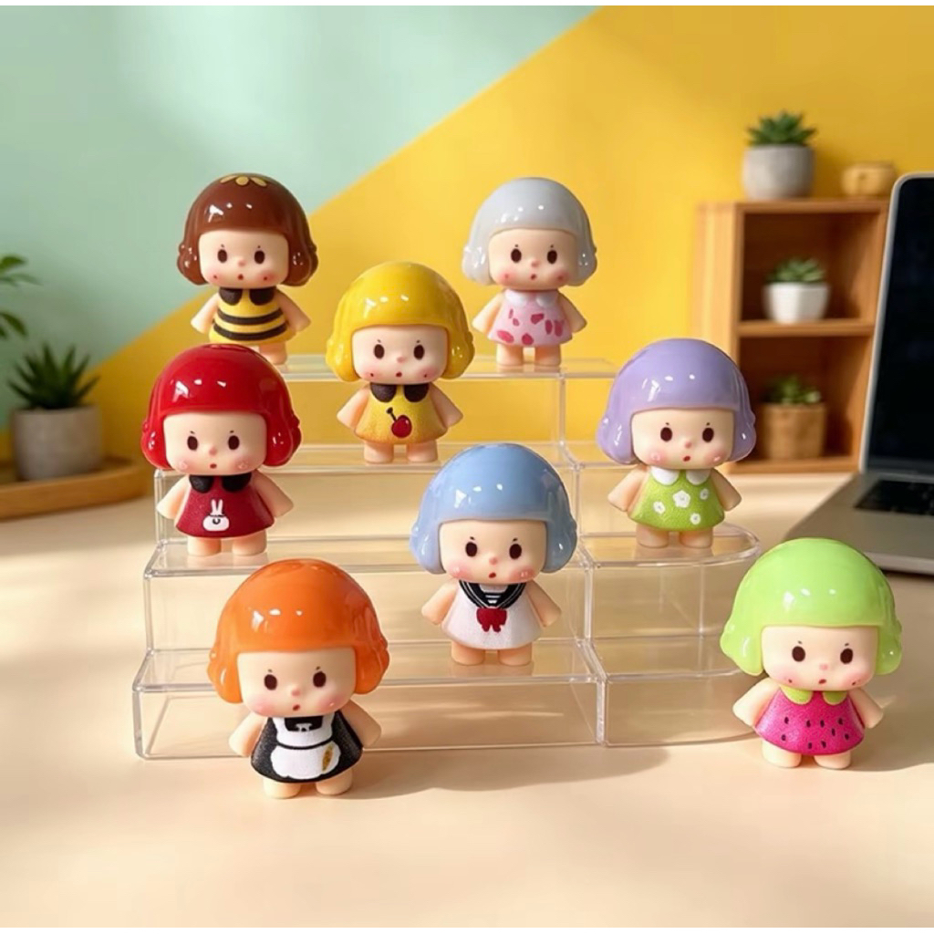 [8pcs]เรซิ่น น้องผมบ๊อบ เรืองแสง diy ตกแต่งสวยงาม มาครบชุดให้เก็บสะสมทั้งหมด 8 แบบ ตั้งโชว์ พร้อมส่งจากไทย