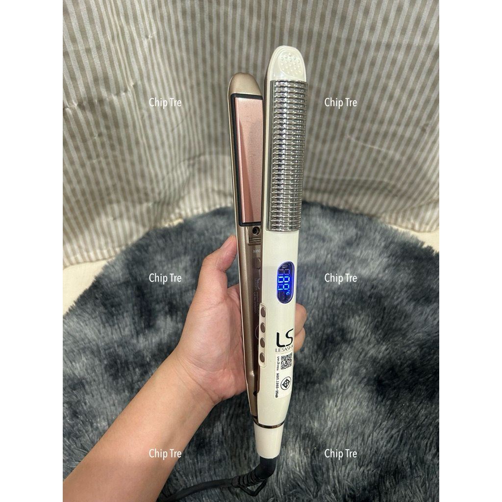 Lesasha (LS1180) STRAIGHT 2 CURL GLAMOUR เครื่องหนีบถนอมเส้นผม