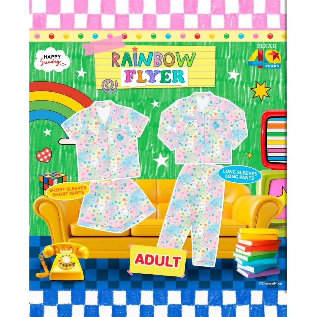 🔥 รวมงานลิขสิทธิ์ดิสนีย์ 🌈 ชุดนอน Happy Sunday ตัวแรร์ (Limited) ไม่มีผลิตแล้ว👍