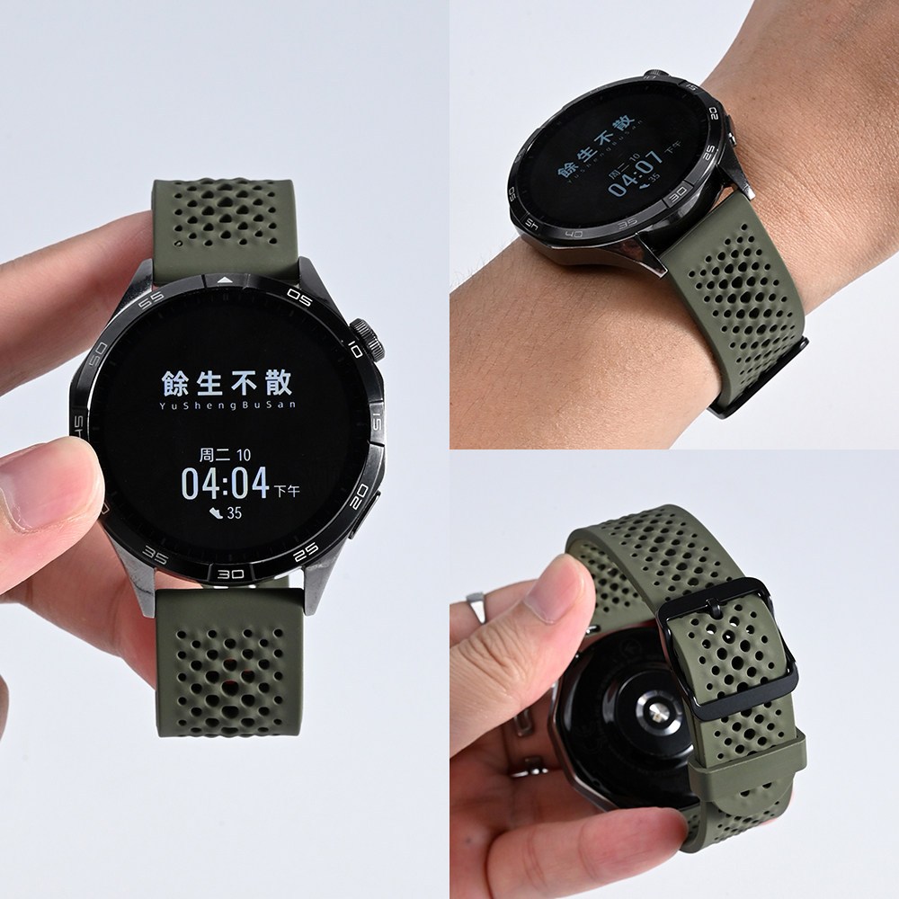 สายซิลิโคนเหลวกันเหงื่อ ใส่สบาย กันน้ำ สำหรับ Garmin 265/255/745/570/vivoactive/Venu 4 3 2 45 มม. พร้อมส่ง