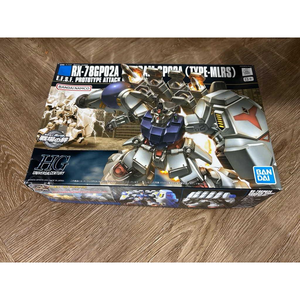 HG 1/144 RX-78GP02A GUNDAM GP02A (TYPE MLRS) กล่องยับ