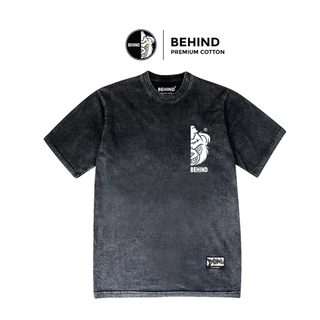เสื้อยืด 𝗕𝗘𝗛𝗜𝗡𝗗 แขนสั้น Oversize " BHX01 "