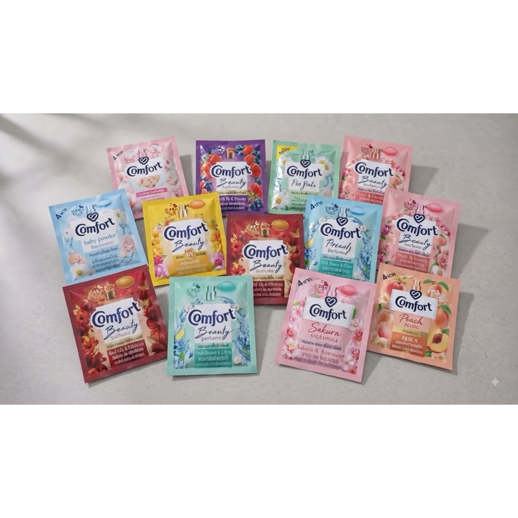 (คละกลิ่น) น้ำยาปรับผ้านุ่มคอมฟอร์ด 1 ซอง