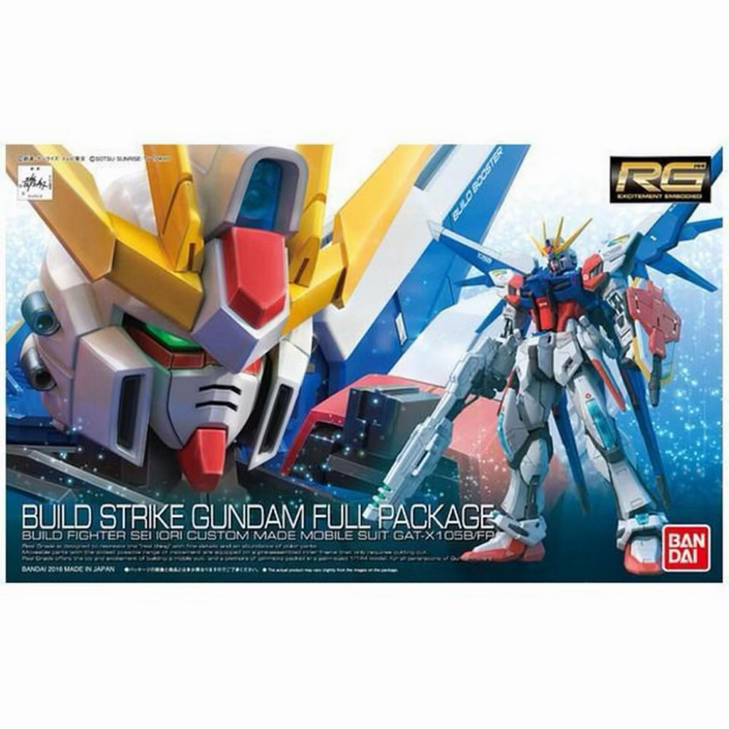 Bandai RG 1/144 Build Strike Gundam Full Package
