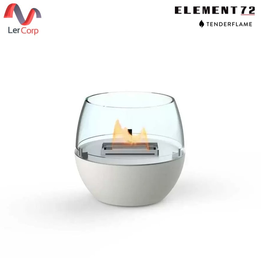 (Element72)TenderFlame เตาไฟตั้งโต๊ะ รุ่น TULIP 14 สี WHITE
