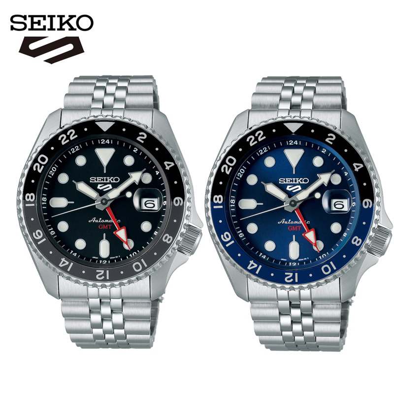 Seiko 5 💯(ต้นฉบับ) Sports Superman SSK001K1 SSK003K1 GMT นาฬิกา GMT รุ่นผิดกฎหมาย / SSK001 / SSK003 