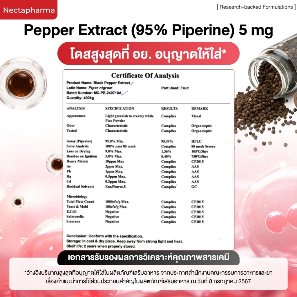Nectapharma Luminari Astaxanthin ลูมินารี่ แอสตาแซนธิน 6mg thumbnail 8