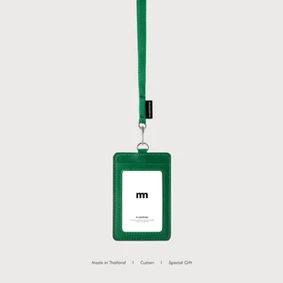 𝗟𝗘𝗔𝗧𝗛𝗘𝗥 𝗖𝗔𝗥𝗗 + 𝗦𝗧𝗥𝗔𝗣 𝟵𝟬 𝗰𝗺. #𝗖𝗢𝗟𝗢𝗥 ที่ใส่บัตรแบบหนัง + สายยาว 90 cm. สามารถใส่บัตรได้หน้าหลัง มีช่องใส่บัตร 2 ช่อง