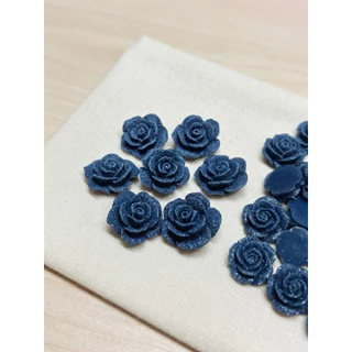 E 1-E100 25มิล 5ชิ้นเรซิ่นดอกไม้ ตกแต่งยาดม งานdiy ขายส่งตั้งแต่5ถุง พร้อมส่งในไทย