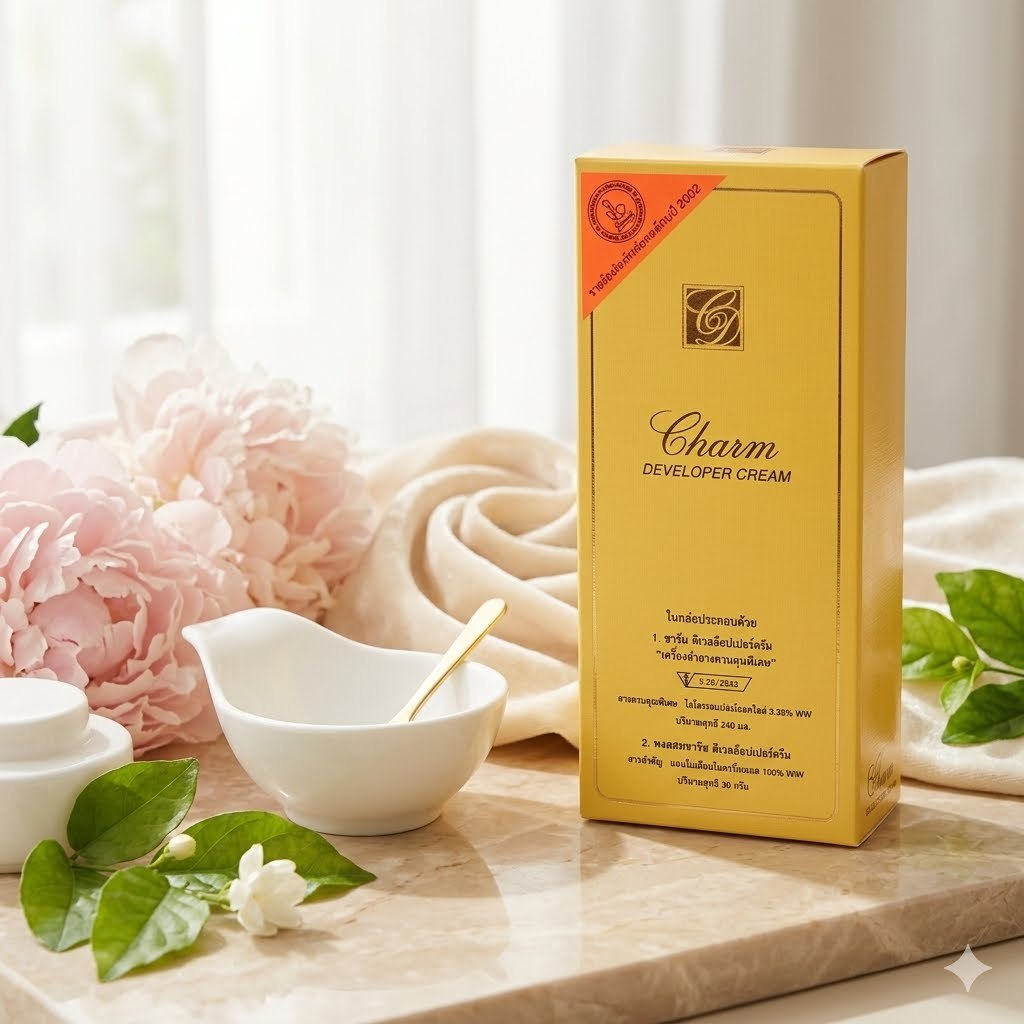 Charm Developer Cream ครีมฟอกผิวและเปลี่ยนสีขน Charm Developer Cream 15 g