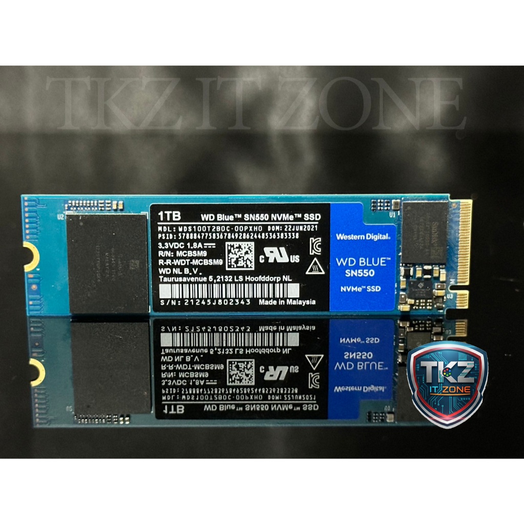 SSD (solid state drive) wd Blue SN550 1TB (SSD M.2 NVME gen3)