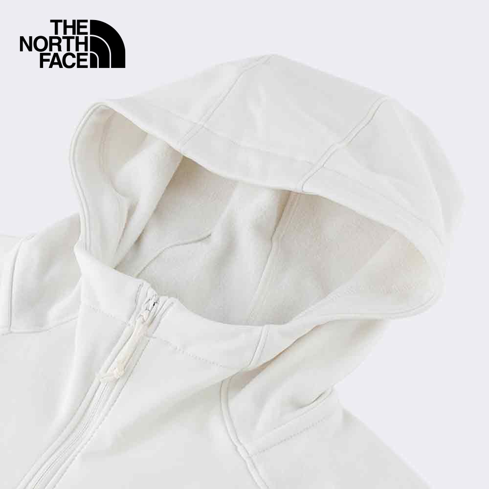 THE NORTH FACE WOMEN TNF PERFORMANCE FLEECE FULL ZIP HOODIE(ขนาดสินค้าไซส์ ASIA/AP) - WHITE DUNE แจ็กเก็ตฟลีซ ผู้หญิง — صورة 7