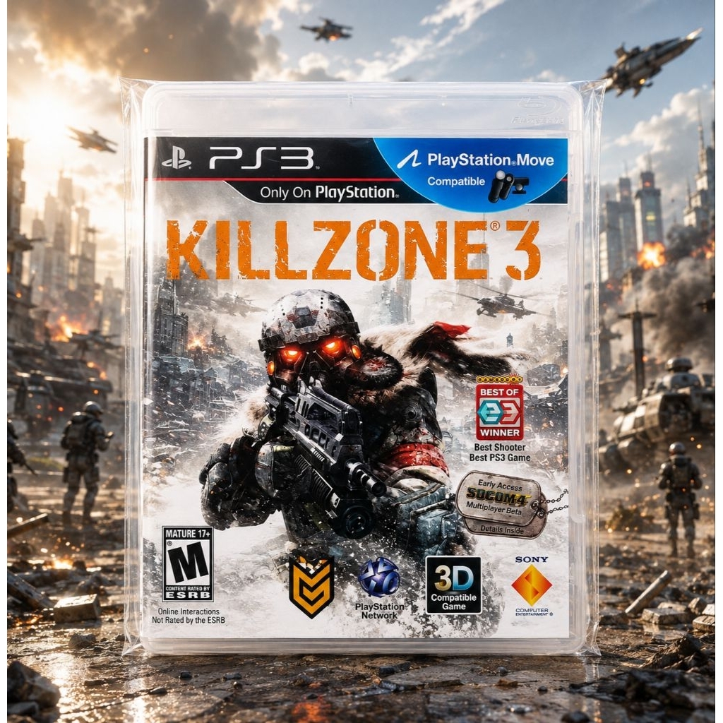 แผ่นเกม ps3 Killzone 3 เล่นได้ปกติ มือสอง ภาษาอังกฤษ