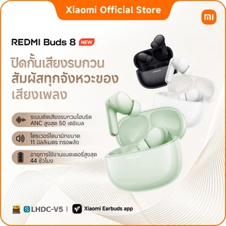 REDMI Buds 6/6 Pro/8/8 Pro |หูฟัง|หูฟังไร้สาย|ชาร์จเร็ว|การตัดเสียงรบกวนแบบแอคทีฟ| เสียงจริงจากไดรเวอร์คู่
