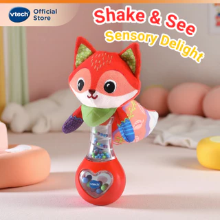 VTech Baby Rattle Shake & See Fox Rattle Infant Baby New Born Rattle Toys 3+ เดือน ของเล่นเขย่ามือ มีเสียงกรุ๊งกริ๊ง