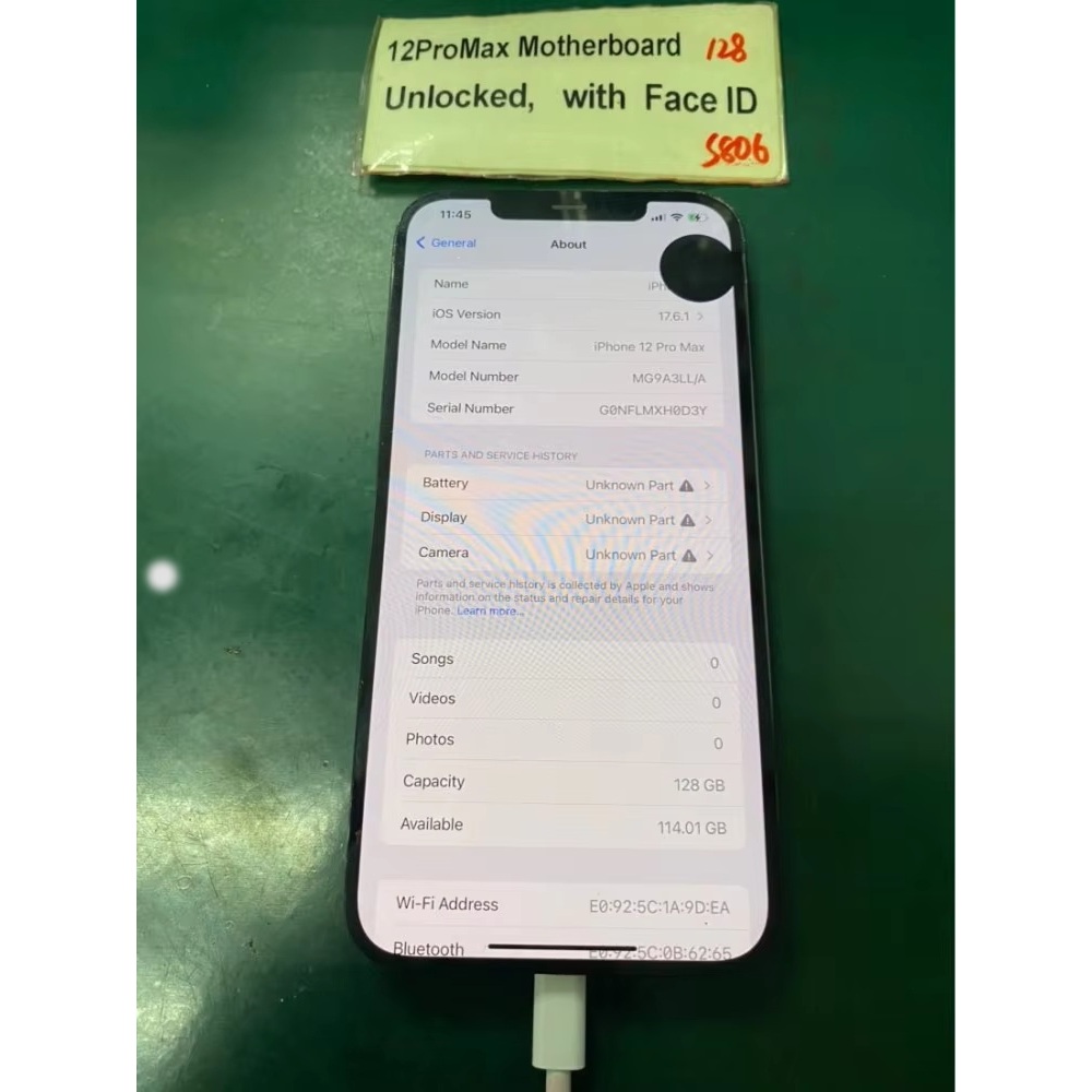 บอร์ดiphone12pmใช้งานปรกติ