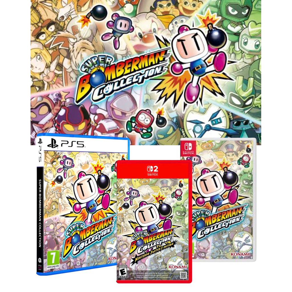 Ns1-2 Switch1-2 Games [C/T-Bom] Super Bomberman Collection [R2/JP-ENG]